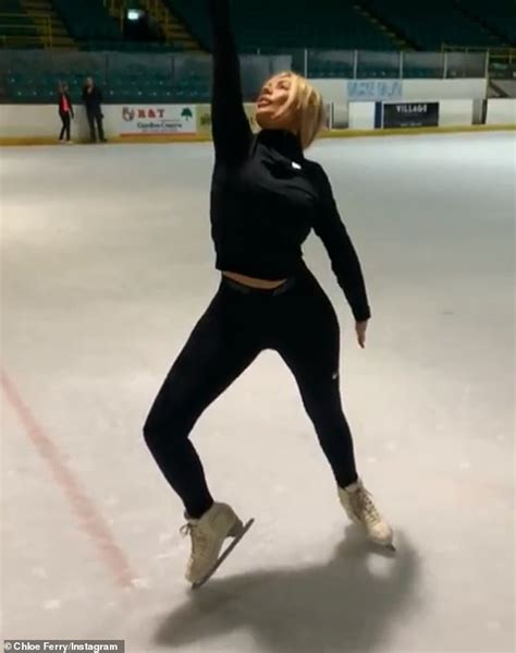 chloe ferry ice skating